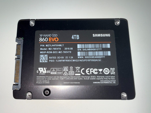 Samsung 860 evo 4tb sata - samsung,